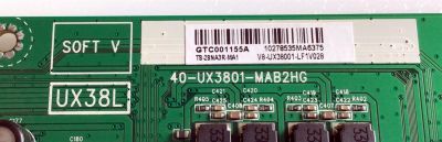 KIT DE TARJETAS PARA TV TCL / NUMERO DE PARTE MAIN T8-28NA3R-MA1 / 40-UX3801-MAB2HG / V8-UX38001-LF1V028 / FUENTE 81-PBE032-M92 / PLE585 / CEM-1 / (CCP508) / E249823 / PLE55-1C / PANEL LVW320CS0T / MODELOS 32S305 / 32S301 / 32S301LCAA / 32S305TEAA - Imagen 3